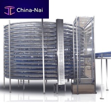 High-capacity cooling tower for the food industry