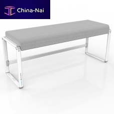 Contemporary bench VIDA fabricaluminumcarbon fiber