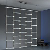 Pendant lamp PIOLAmetalglasscontemporary