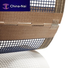 Wire mesh conveyor belt plasticPTFEmetal