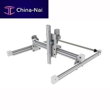 Rack-and-pinion linear axis belt-drivenball screwtrapezoidal screw