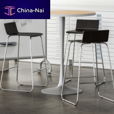 Contemporary high bar table CHA-CHAHPLsteel baseround