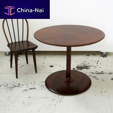 Contemporary table SEPAL woodenwooden baseround