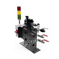 Distribution manifold multi-channelhydraulicisolation