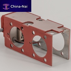 Tubular heating element flatflexiblefinned