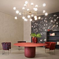 Contemporary table GONsteelplasticround