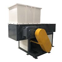 Single-shaft shredder paperplastic