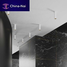 Ceiling spotlight HALLLEDroundtubular