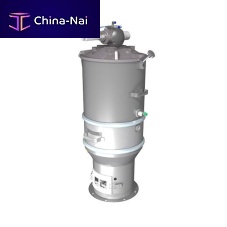 Discontinuous pneumatic conveying system bulkfor solids