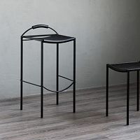 Contemporary bar stool SGABELLOblack