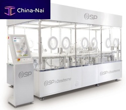 Automatic filling machine i-Dositecno LI Versa-Linefor glass containerssyringevial