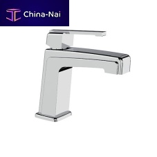 Washbasin mixer tap 16.709countertopchromed metalbathroom