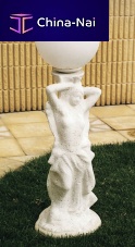 Floor-standing lamp CLAUDIAstonecontemporaryoutdoor