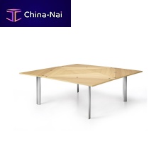 Contemporary table SQUARE2SQUAREaluminiumaluminum basesquare