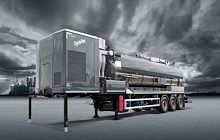 3-axle semi-trailer CYCLOVACfly ashconstructionsludge