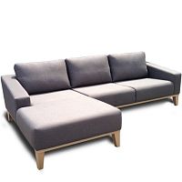 Corner sofa Streetcontemporaryfabricgray