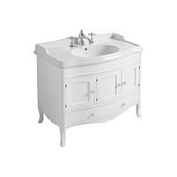 Free-standing washbasin cabinet ARMC 105walnutcontemporarywith door