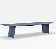 Contemporary table frank tfk ccFenix NTM®laminatealuminum base