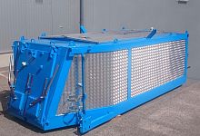 Asphalt intermodal container isothermaldouble-walled