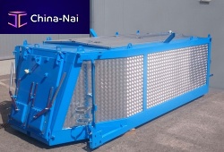 Asphalt intermodal container isothermaldouble-walled
