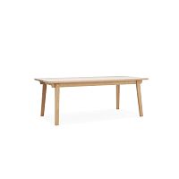 Contemporary dining table SLICEoakrectangularhome