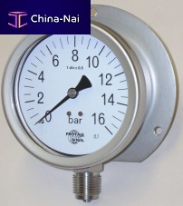Dial pressure gauge MAXaluminumstainless steelfor gas