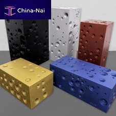 Aluminium manifold multi-channelfor hydraulic applicationsfor valves