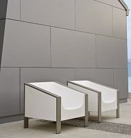 Contemporary armchair CUBEpolyethylenegarden