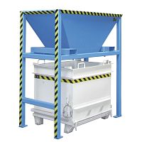 Filling hopper BT seriesbottom-openingfor bulk materialsfor forklift trucks