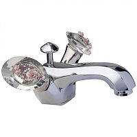 Double-handle washbasin mixer tap VEDZ24M101countertopbrassbathroom
