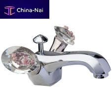 Double-handle washbasin mixer tap VEDZ24M101countertopbrassbathroom