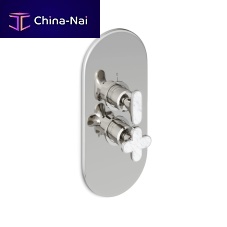 Shower mixer tap TWY949BMCA3WEwall-mountedthermostaticbrass