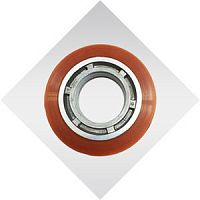 Idler wheel type roller polyurethane