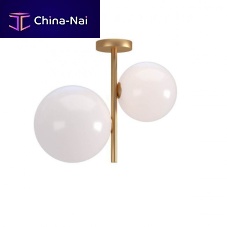 Contemporary ceiling light TALIS roundglassmetal