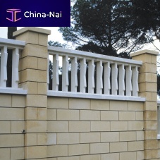 Precast concrete handrail RBALBB escalator