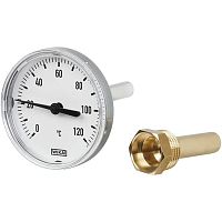 Bimetallic thermometer A43 seriesdialinsertionfor hot water