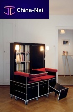 Contemporary sofa LESE+LEBEfabricmulti-color2-person