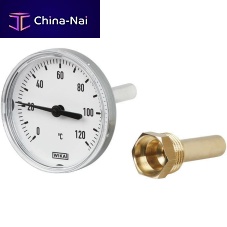 Bimetallic thermometer A43 seriesdialinsertionfor hot water