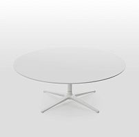 Contemporary coffee table PLATOMDFaluminumround