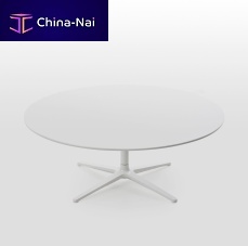 Contemporary coffee table PLATOMDFaluminumround