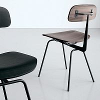 Contemporary chair VIKING indoorleatherash