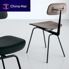 Contemporary chair VIKING indoorleatherash