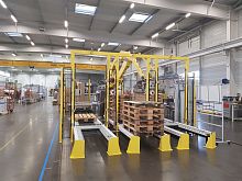 Robotic palletizer automaticmulti-line