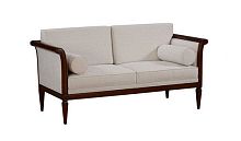 Louis Philippe style sofa BELLAGIO : HENRY 1615fabricbeigebeech