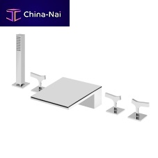 Bathtub mixer tap ROYALEcountertopchromed metalbathroom