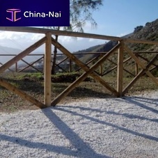 Fence with panels residentialwoodenstraight