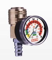 Air pressure regulator single-stageindustrialwith pressure gauge