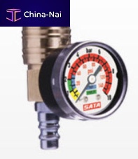 Air pressure regulator single-stageindustrialwith pressure gauge