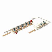 Palletizer with sorter roboticfor boxesautomatic