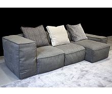 Modular sofa PEANUTcontemporaryfabricbrown